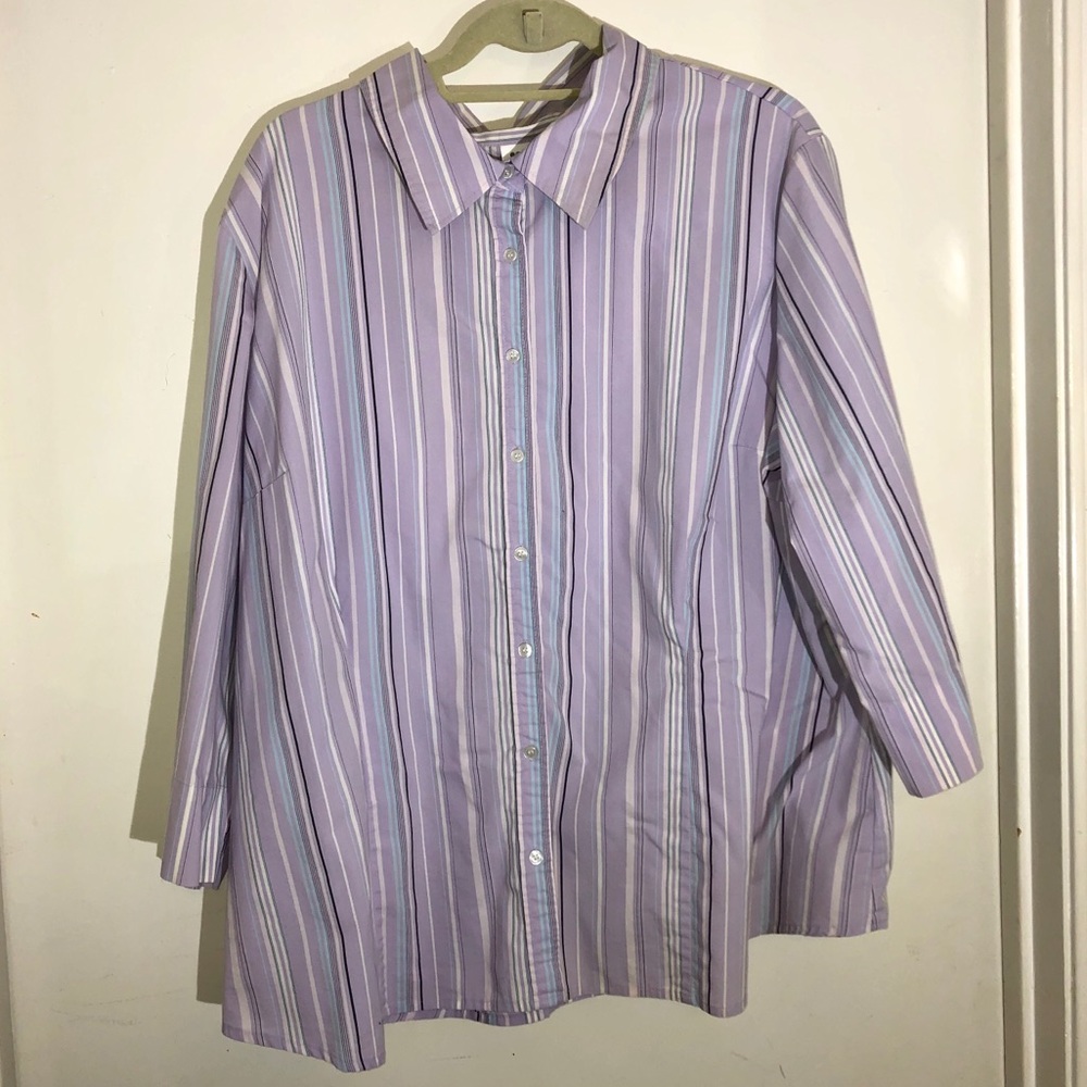 Striped Purple Top